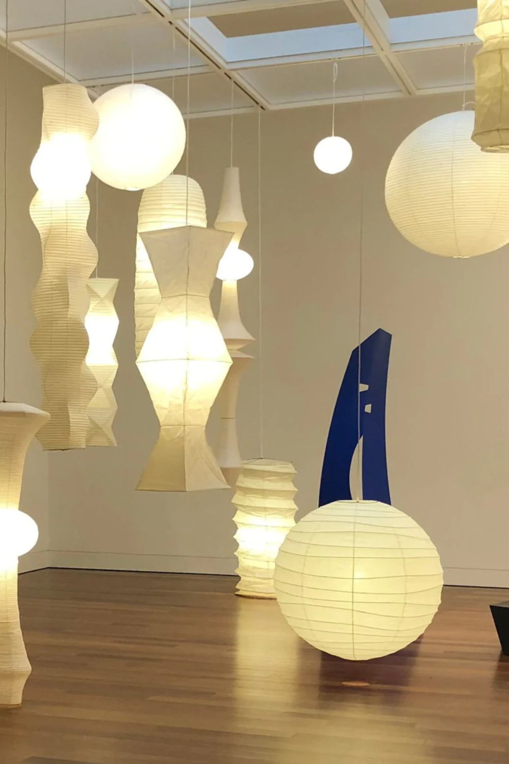 Lampa zwisająca Washi Paper E
