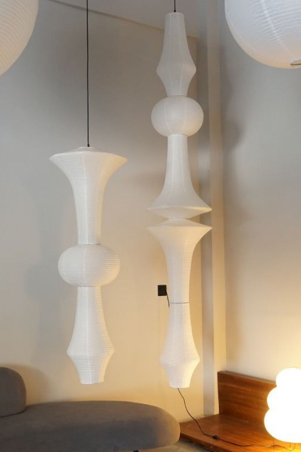 Lampa zwisająca Washi Paper E