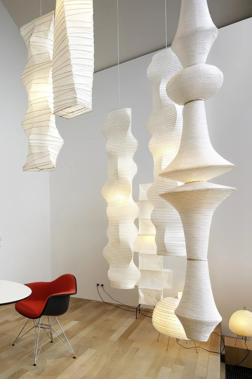 Lampa zwisająca Washi Paper E