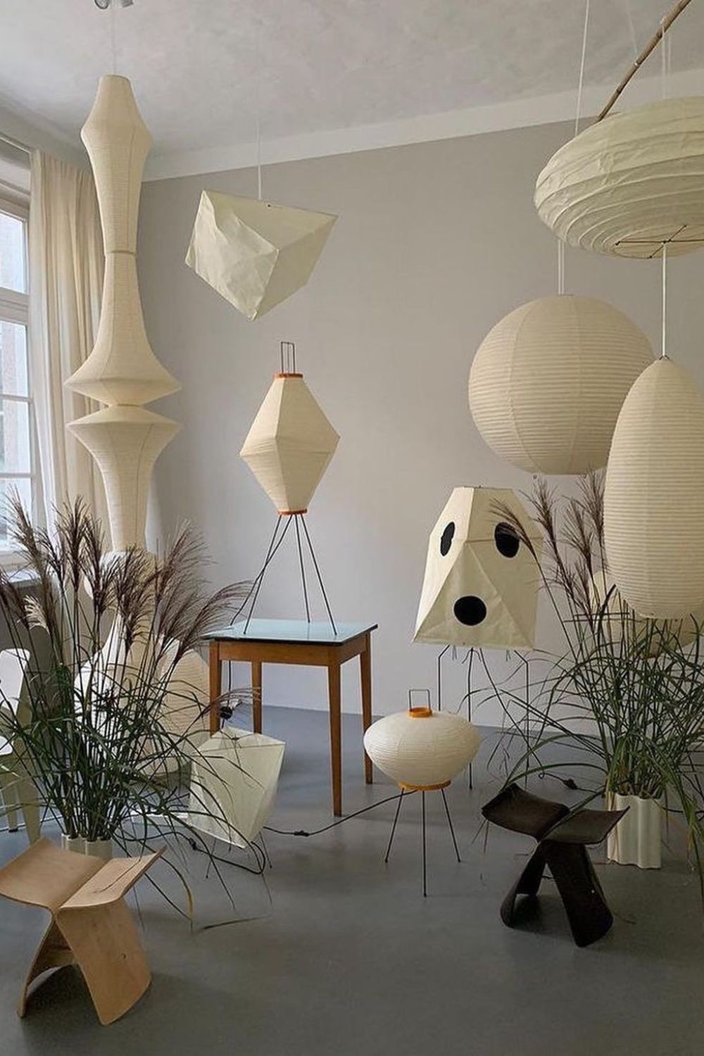 Lampa zwisająca Washi Paper E