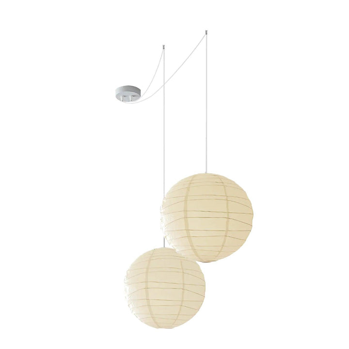 Lampa wisząca z papieru washi