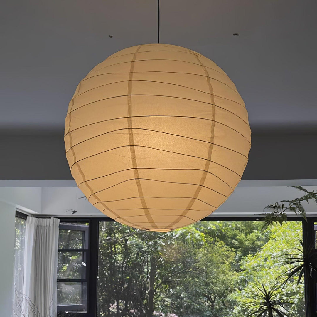 Lampa wisząca z papieru washi