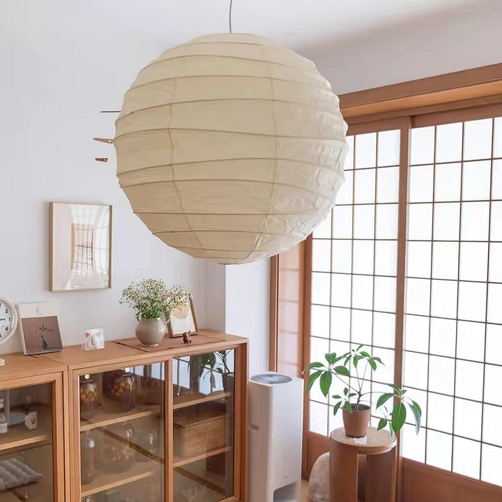 Lampa wisząca z papieru washi