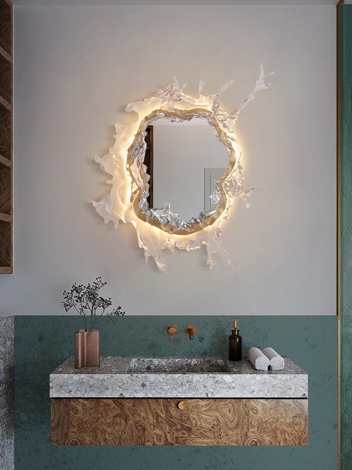 Lampa Ścienna Wodna Kropla Lusterko