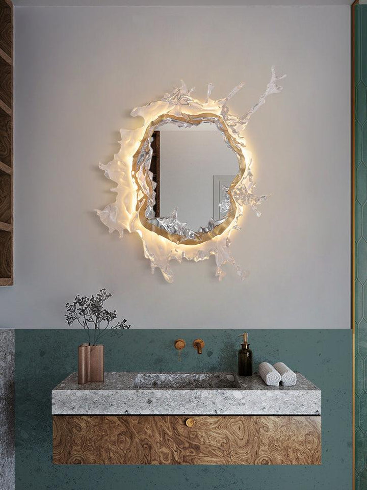 Lampa Ścienna Wodna Kropla Lusterko