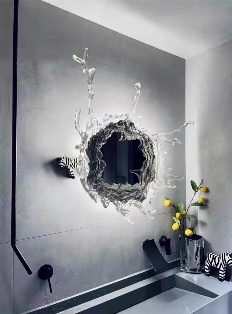 Lampa Ścienna Wodna Kropla Lusterko