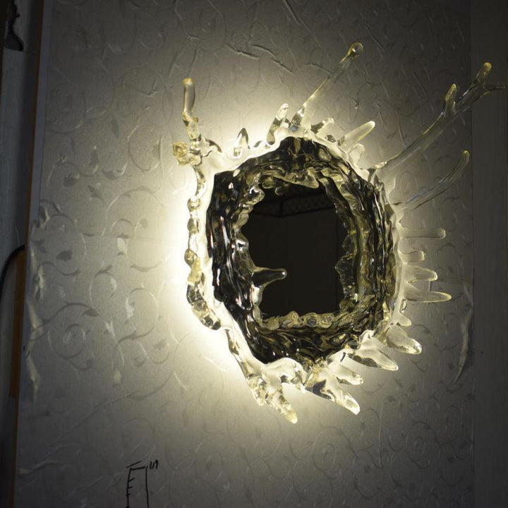 Lampa Ścienna Wodna Kropla Lusterko