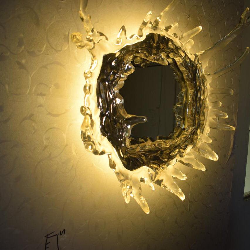 Lampa Ścienna Wodna Kropla Lusterko