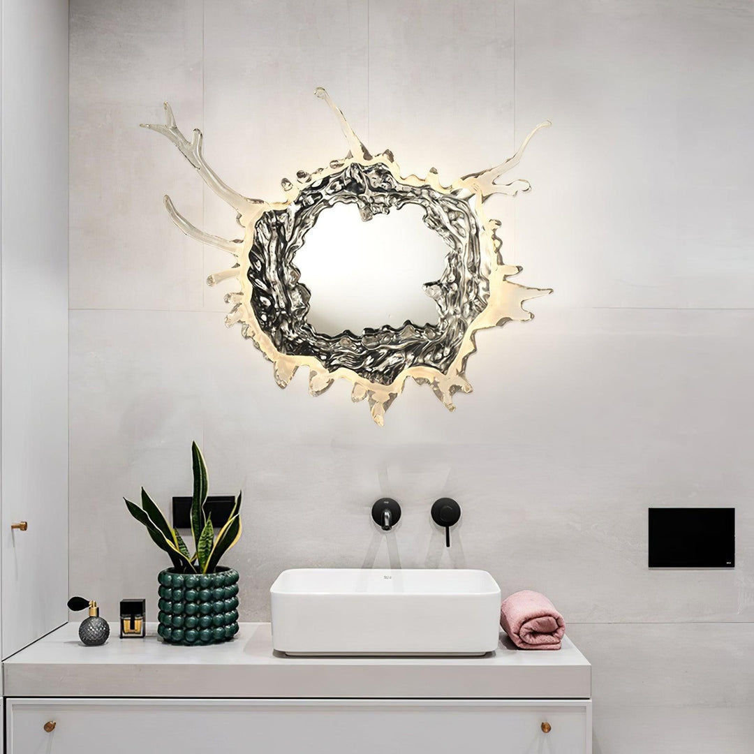 Lampa Ścienna Wodna Kropla Lusterko