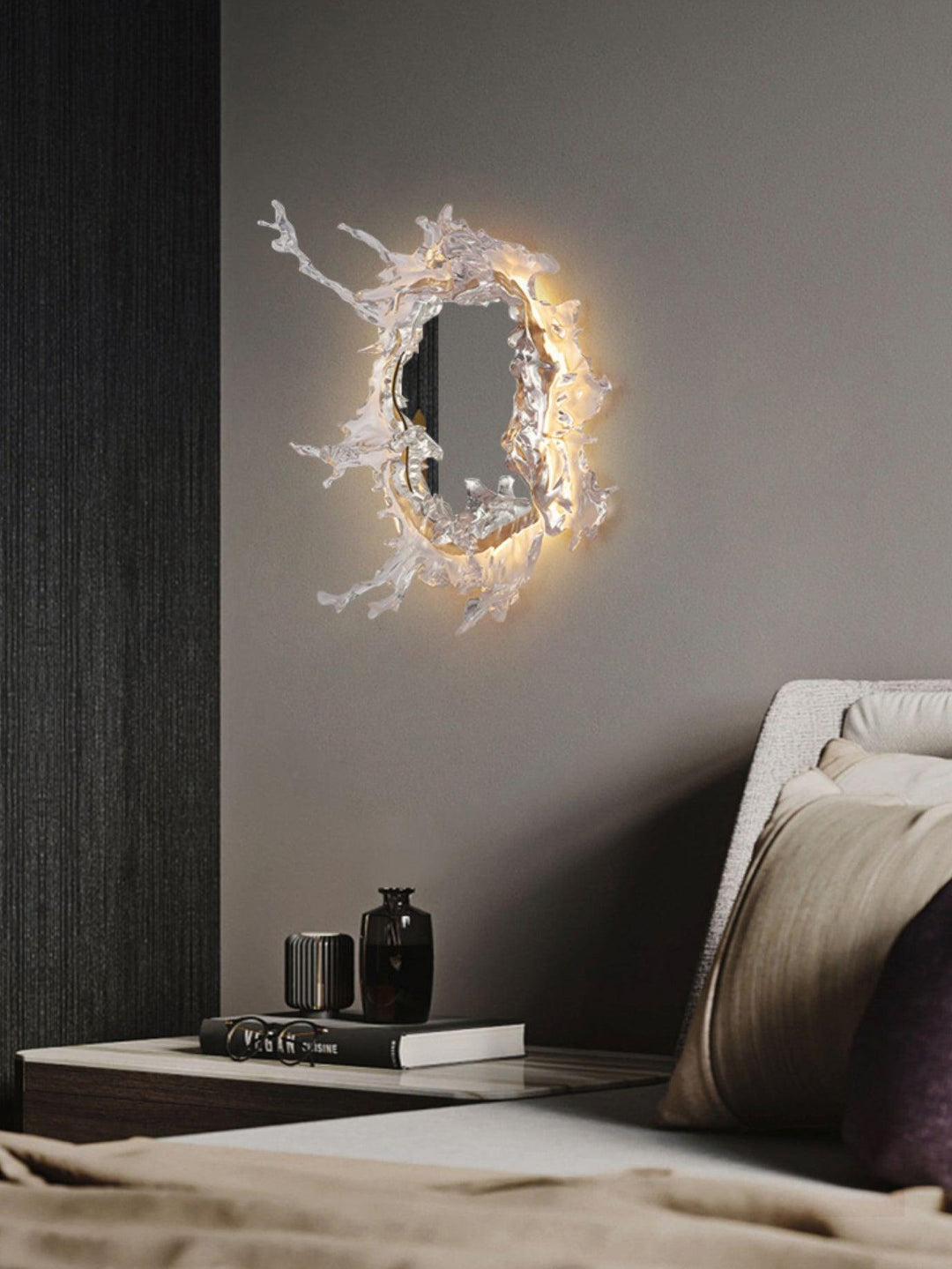 Lampa Ścienna Wodna Kropla Lusterko