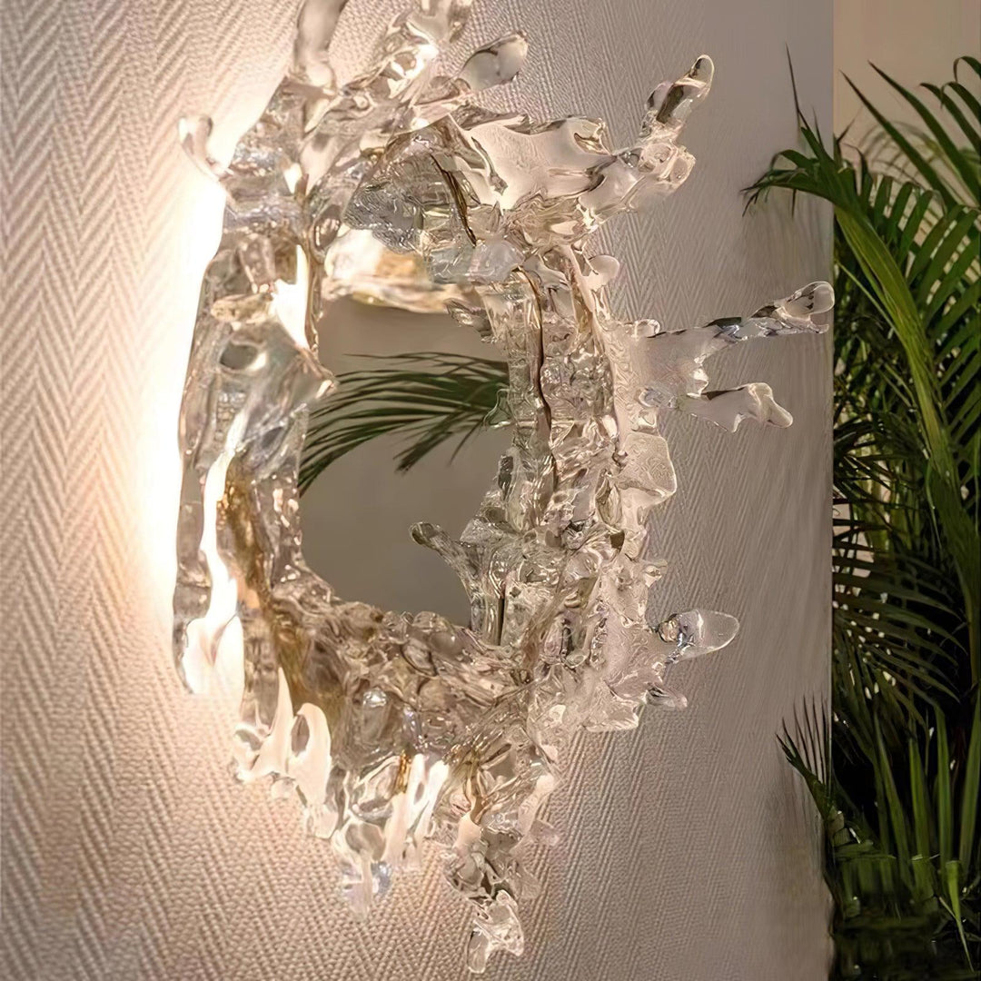 Lampa Ścienna Wodna Kropla Lusterko