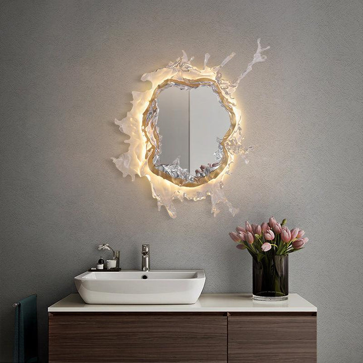 Lampa Ścienna Wodna Kropla Lusterko