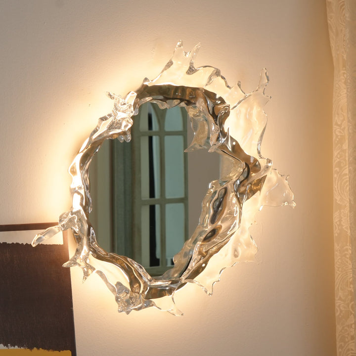 Lampa Ścienna Wodna Kropla Lusterko