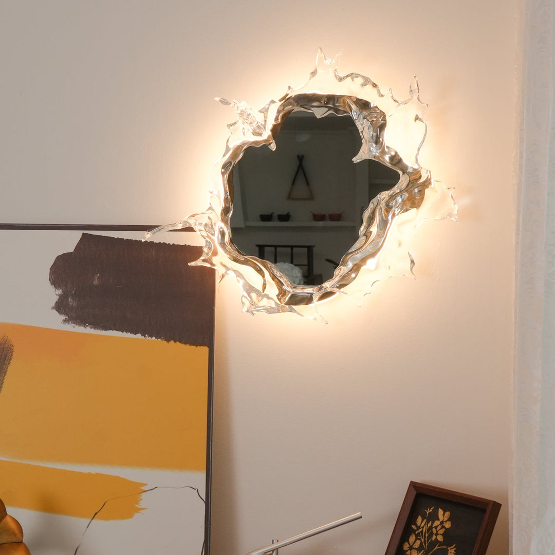 Lampa Ścienna Wodna Kropla Lusterko