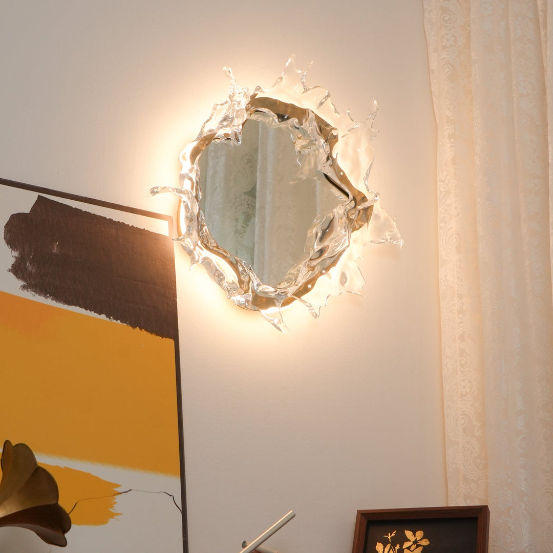 Lampa Ścienna Wodna Kropla Lusterko