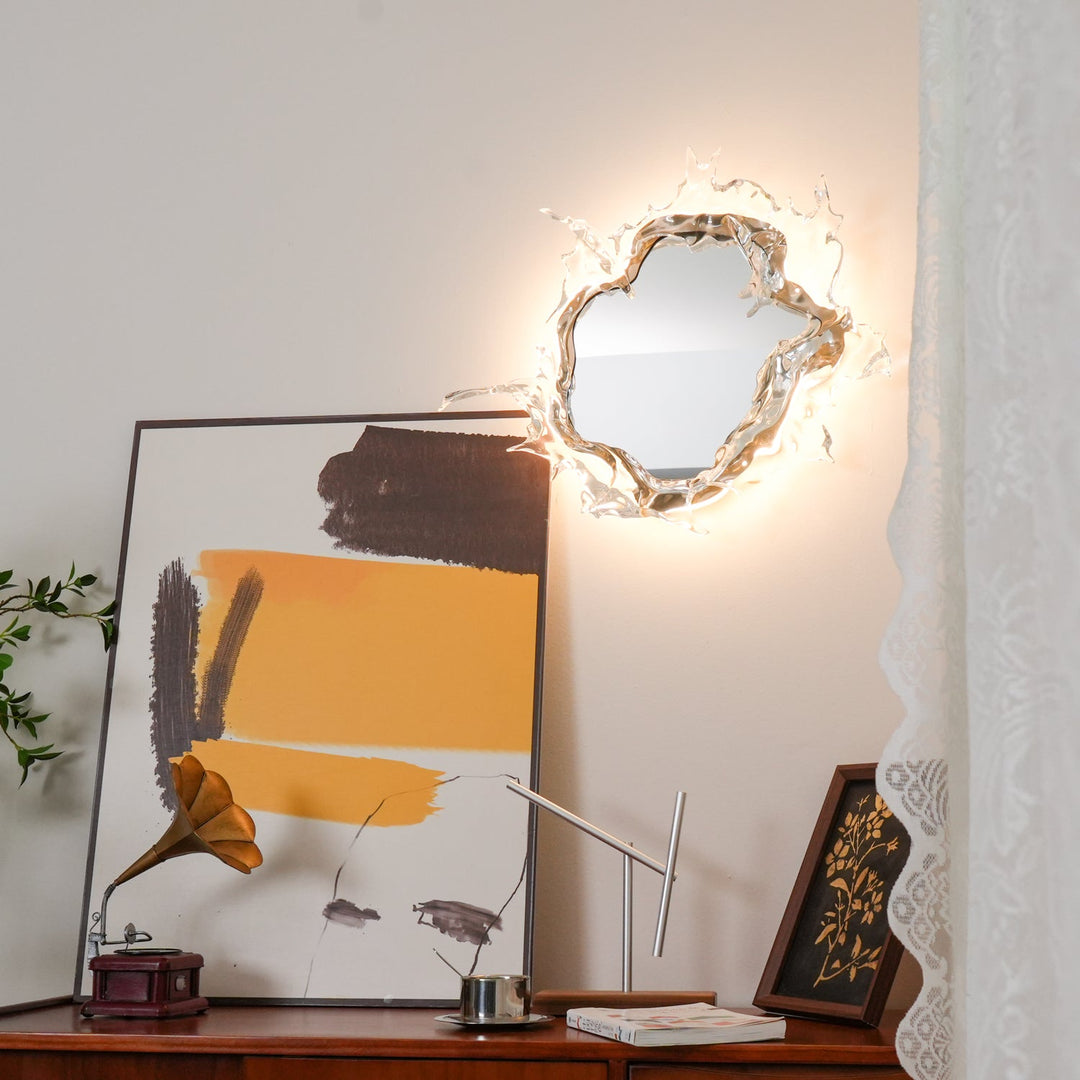 Lampa Ścienna Wodna Kropla Lusterko