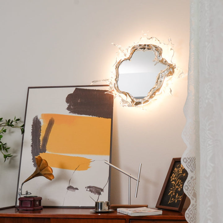 Lampa Ścienna Wodna Kropla Lusterko