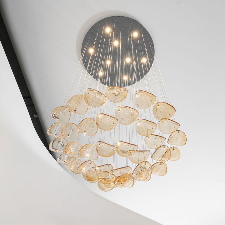 Lampa wisząca "Falujący Liść"