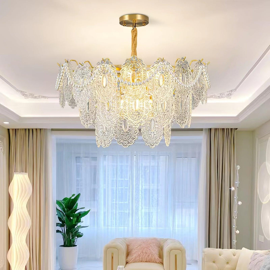 Żyrandol Wave Pearl