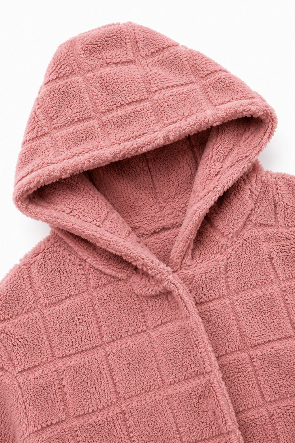 Plushden – Kardigan w kratę z miękkiego materiału