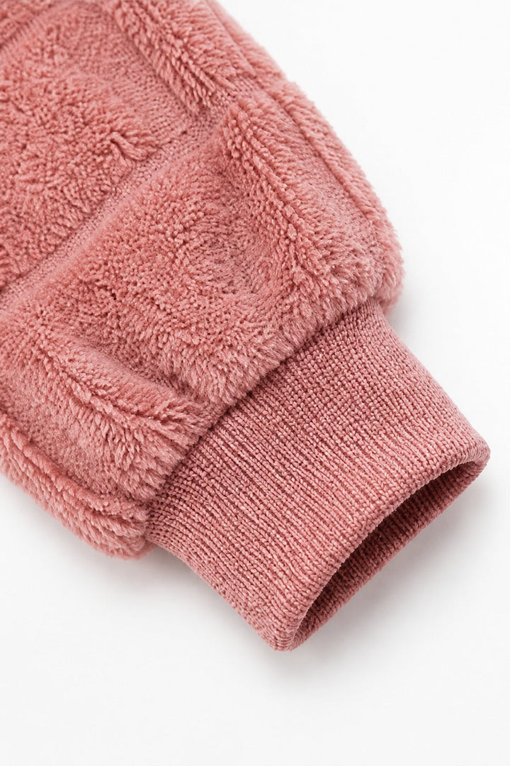 Plushden – Kardigan w kratę z miękkiego materiału