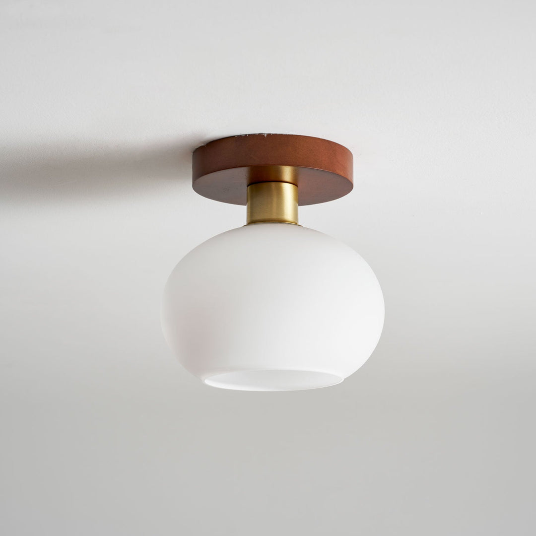 Biała Lampa Sufitowa Muszelkowa