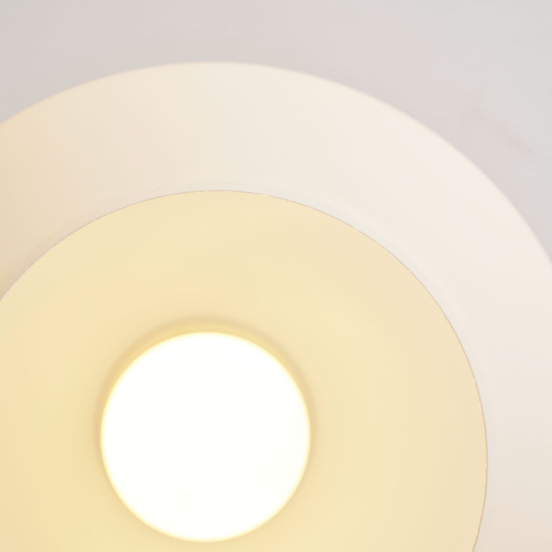 Biała Lampa Sufitowa Muszelkowa