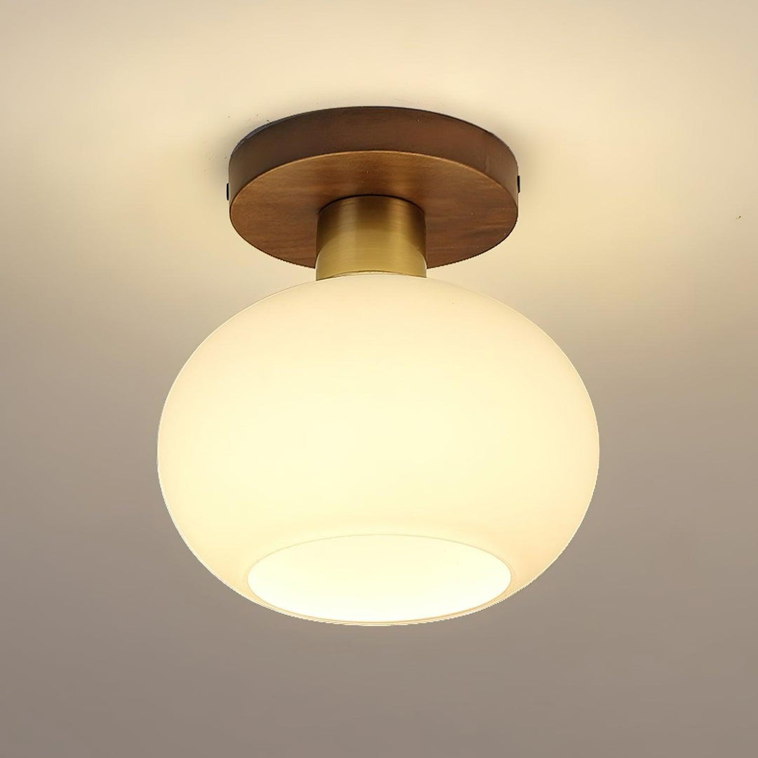 Biała Lampa Sufitowa Muszelkowa