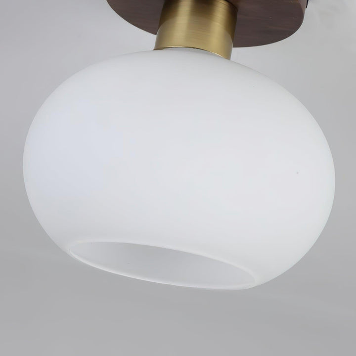 Biała Lampa Sufitowa Muszelkowa