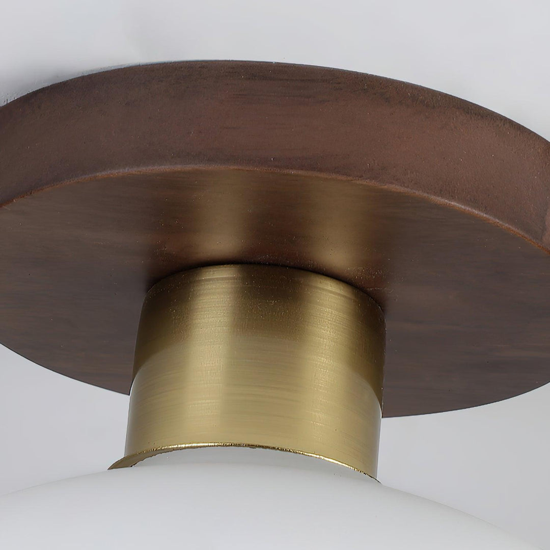 Biała Lampa Sufitowa Muszelkowa