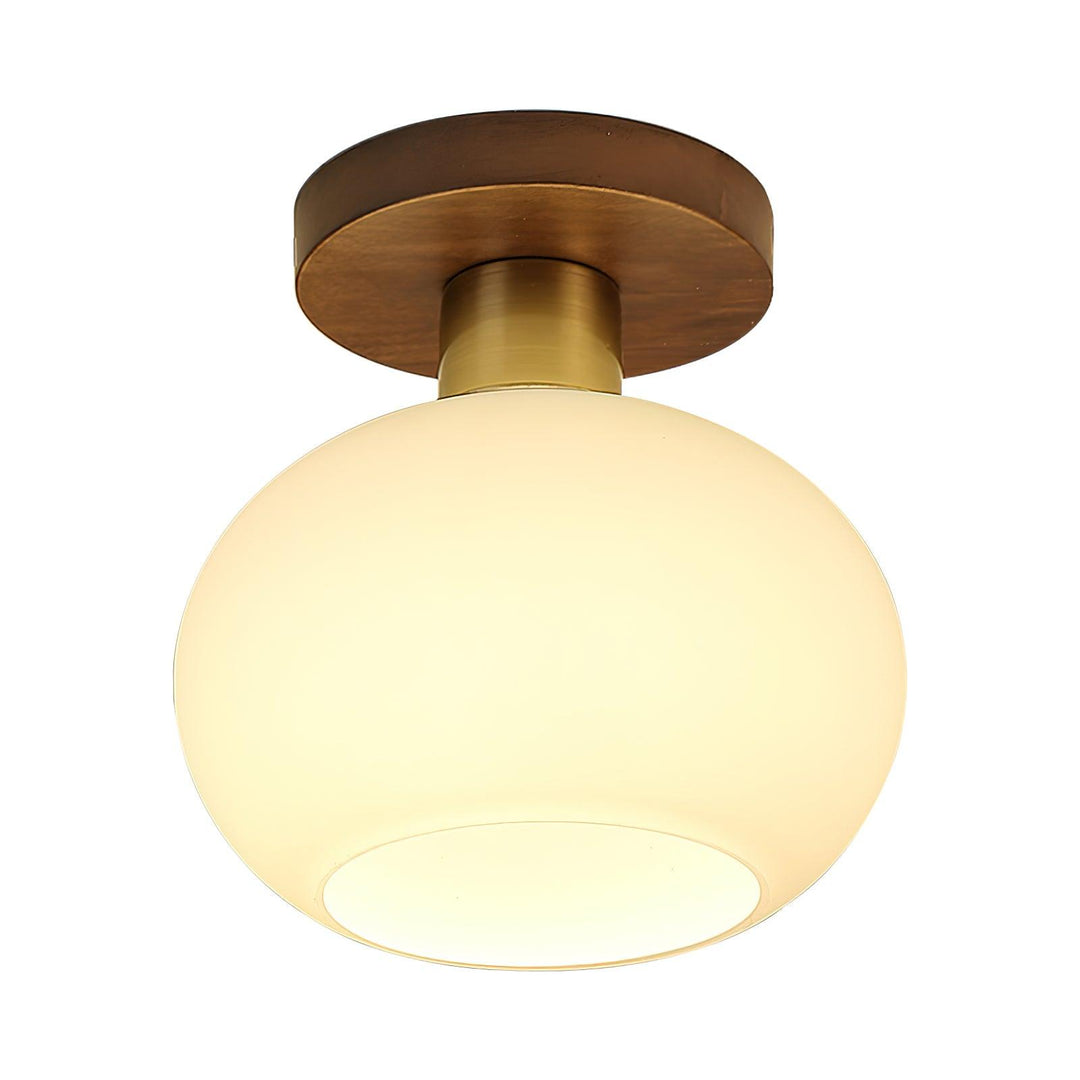 Biała Lampa Sufitowa Muszelkowa