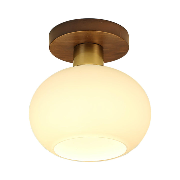 Biała Lampa Sufitowa Muszelkowa