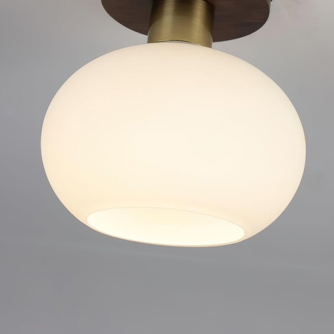 Biała Lampa Sufitowa Muszelkowa