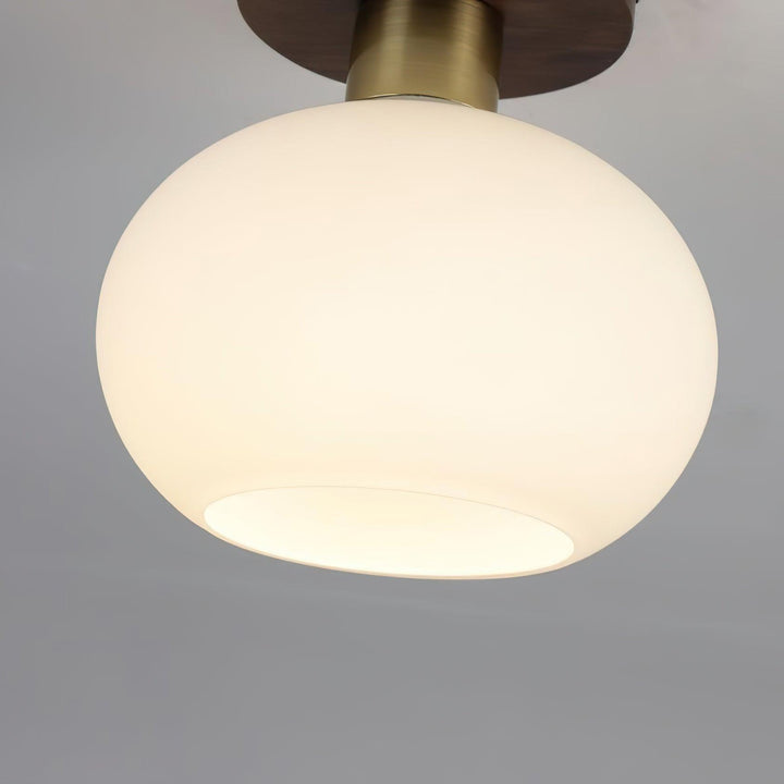Biała Lampa Sufitowa Muszelkowa
