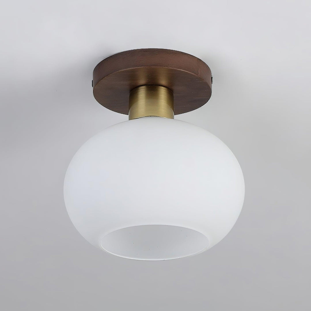 Biała Lampa Sufitowa Muszelkowa