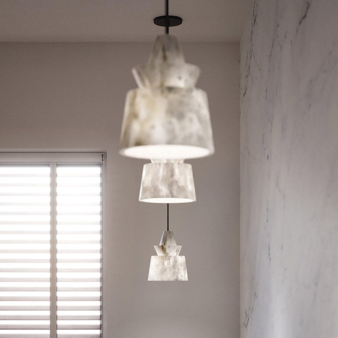 Lampa Wisząca Strata Alabaster