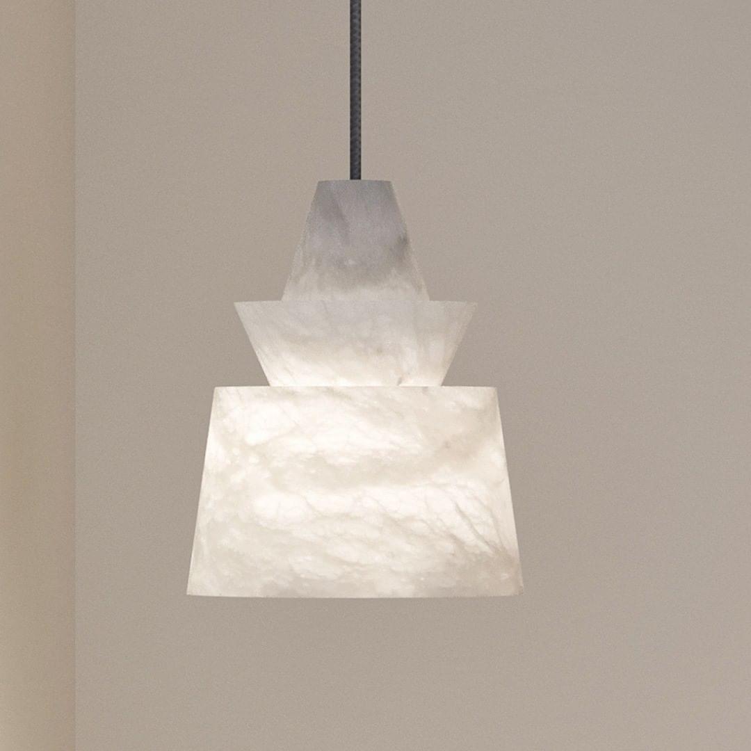 Lampa Wisząca Strata Alabaster