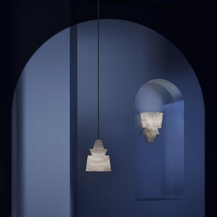 Lampa Wisząca Strata Alabaster