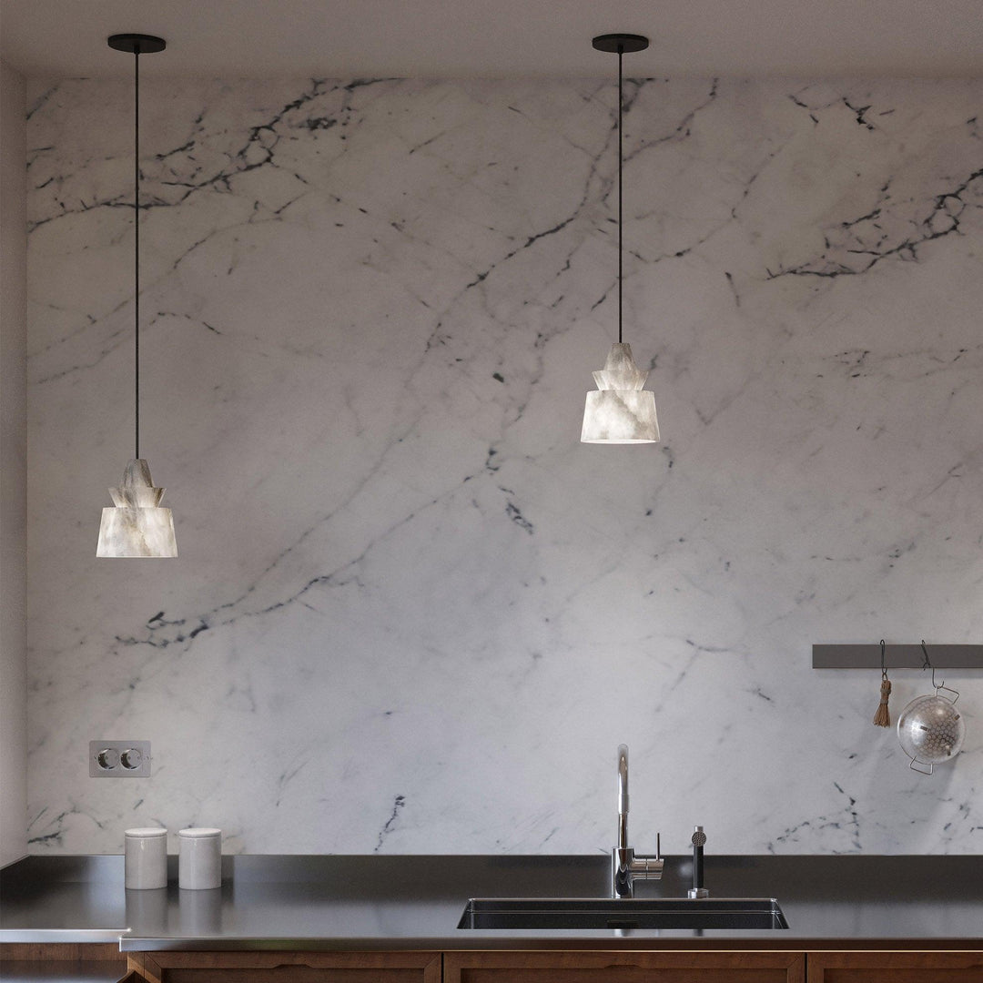 Lampa Wisząca Strata Alabaster
