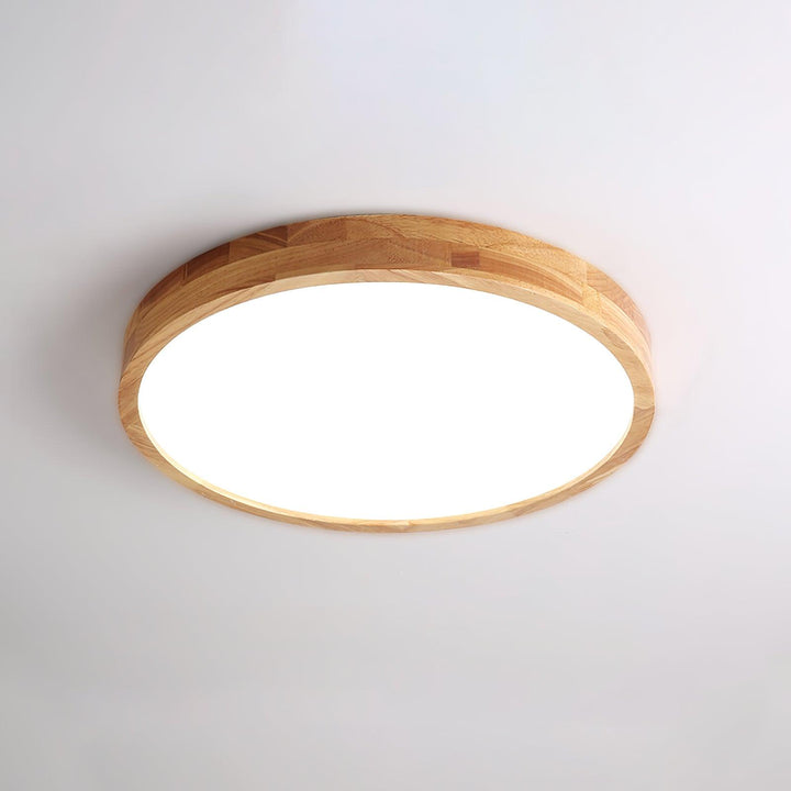 Drewniane Geometriczne Oświetlenie Sufitowe