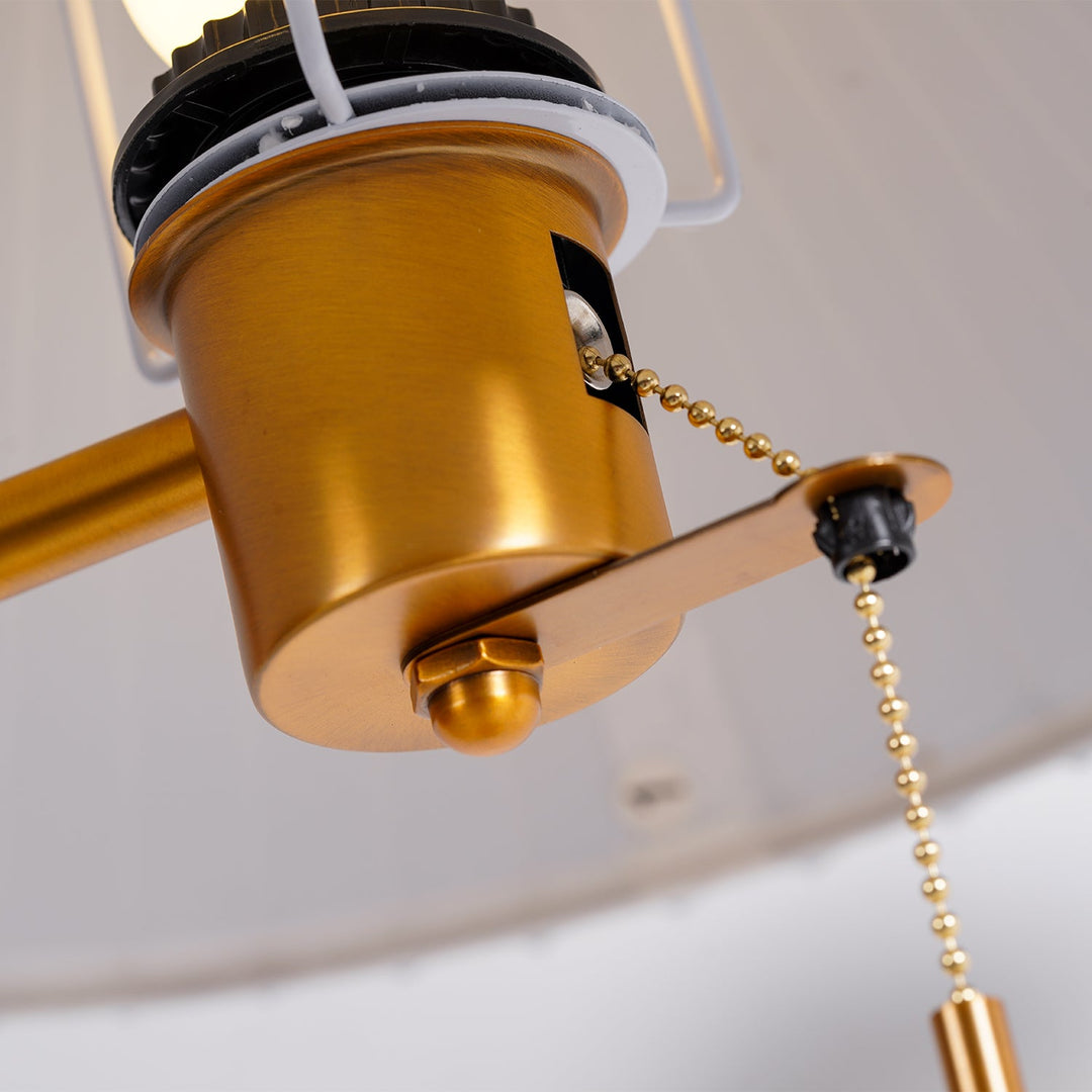 Drewniana Lampa Stołowa Retro