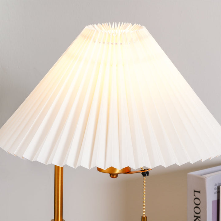 Drewniana Lampa Stołowa Retro