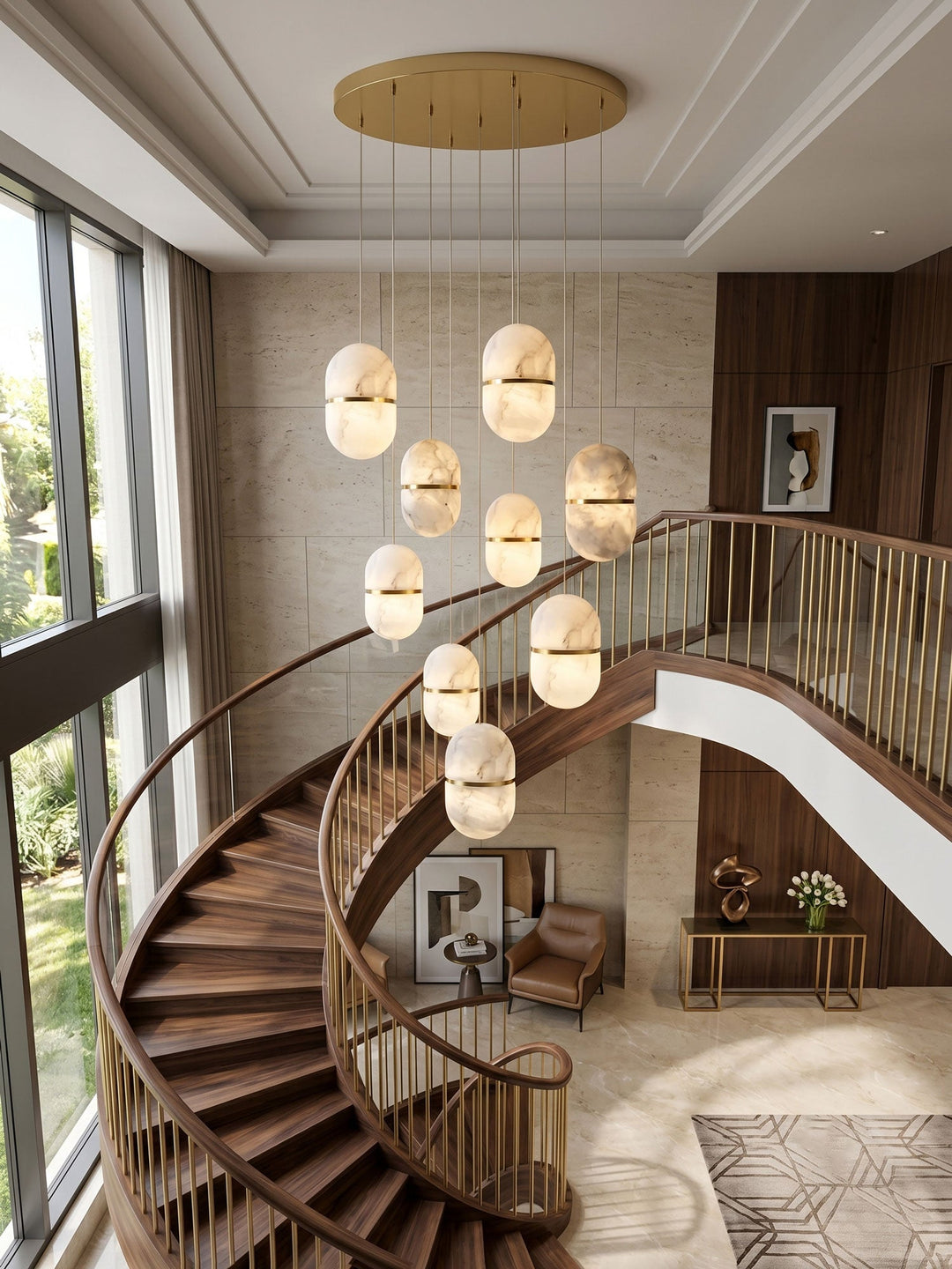 Lampa wisząca YUM Alabaster
