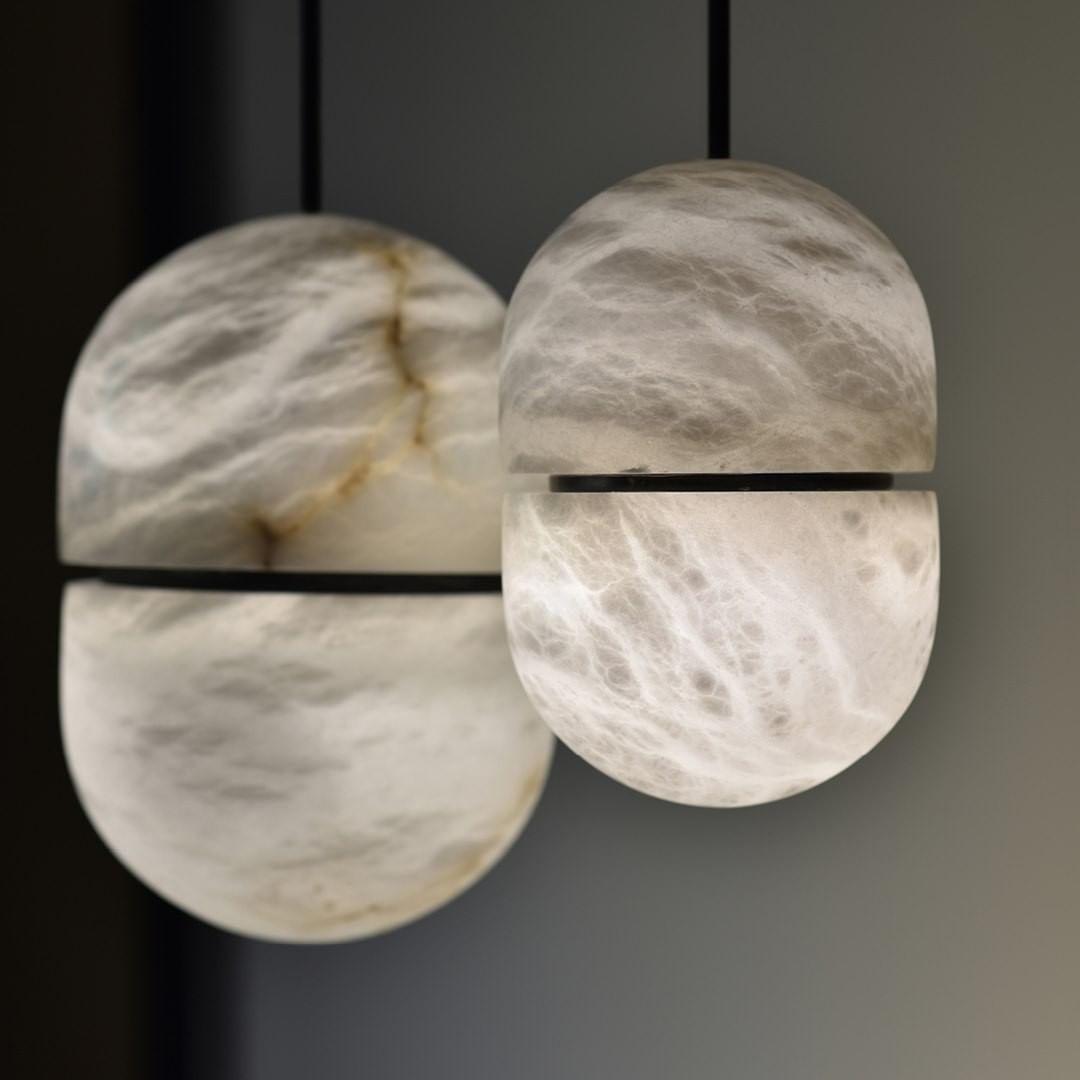 Lampa wisząca YUM Alabaster