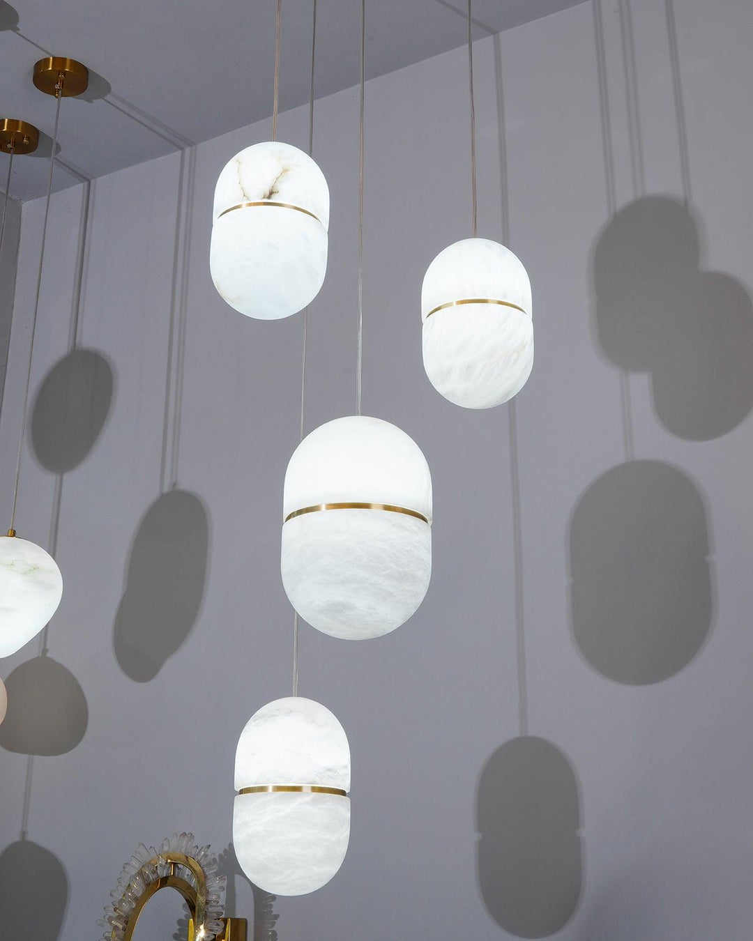 Lampa wisząca YUM Alabaster