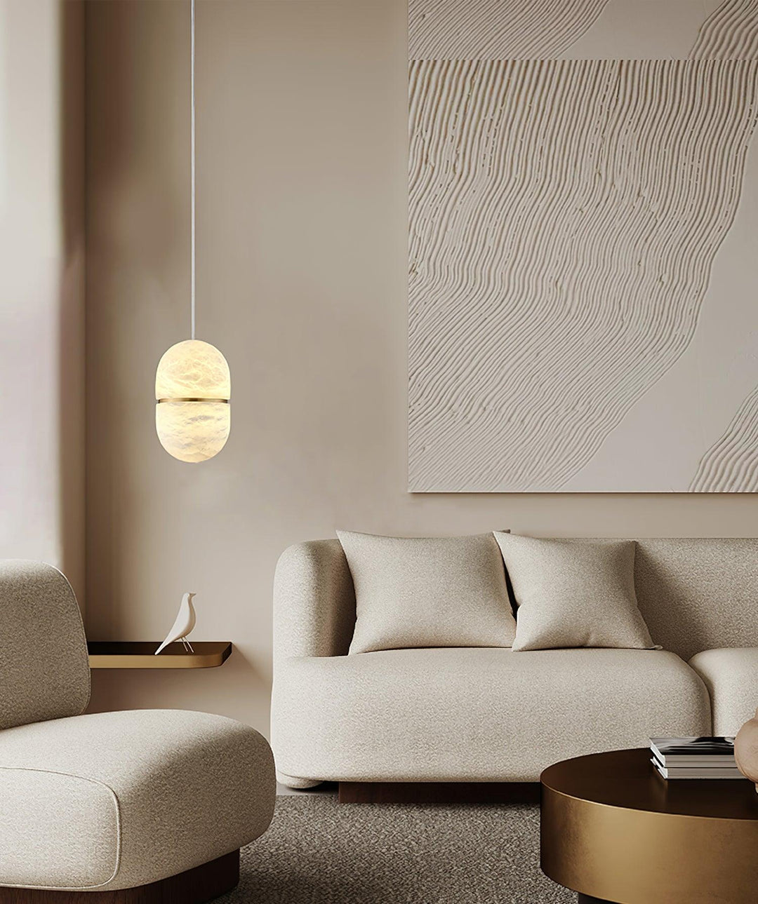 Lampa wisząca YUM Alabaster