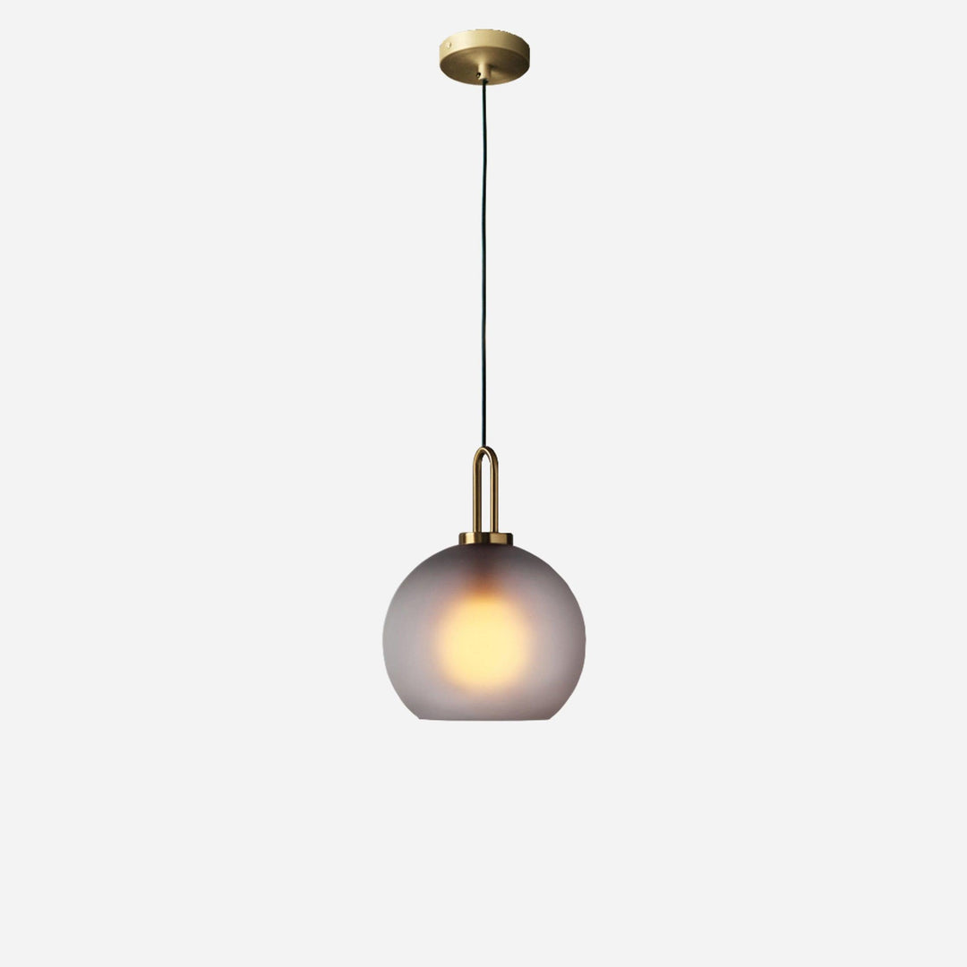 Lampa wisząca Pendulum z szklanym kloszem
