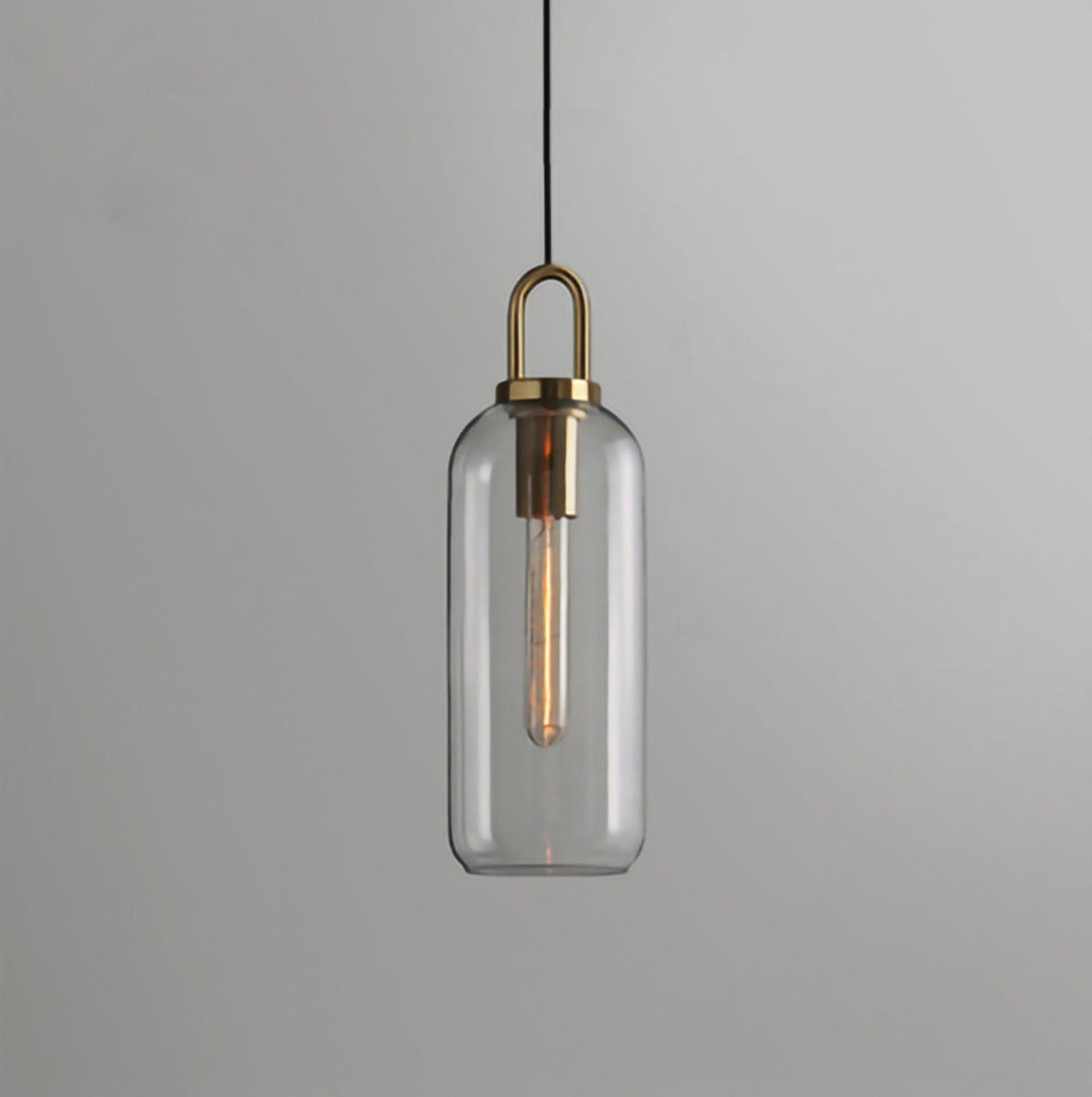 Lampa wisząca Pendulum z szklanym kloszem