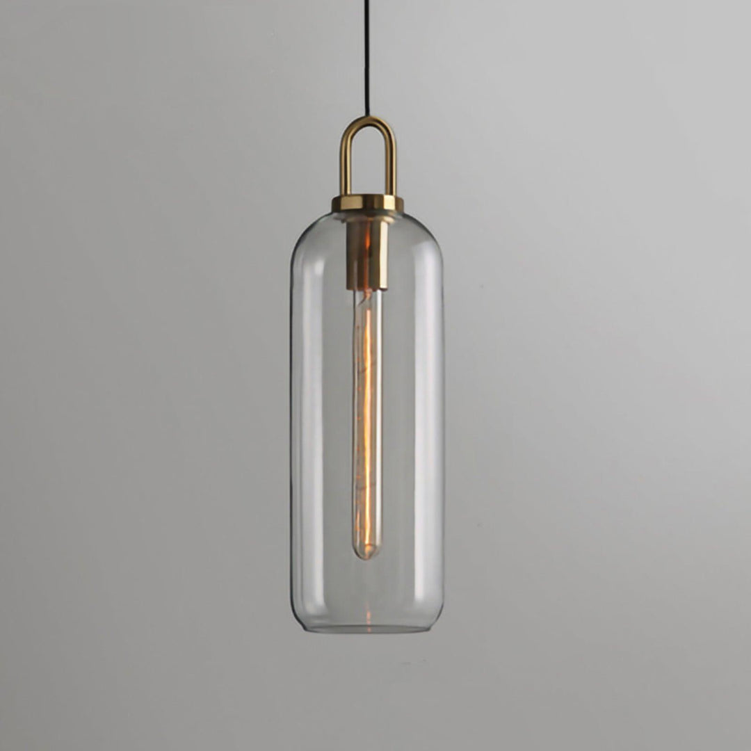 Lampa wisząca Pendulum z szklanym kloszem