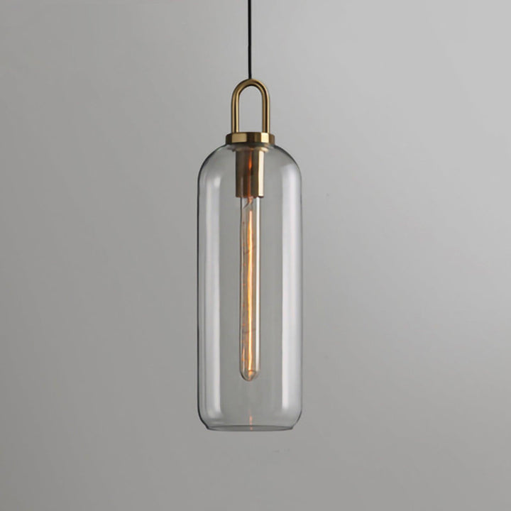 Lampa wisząca Pendulum z szklanym kloszem
